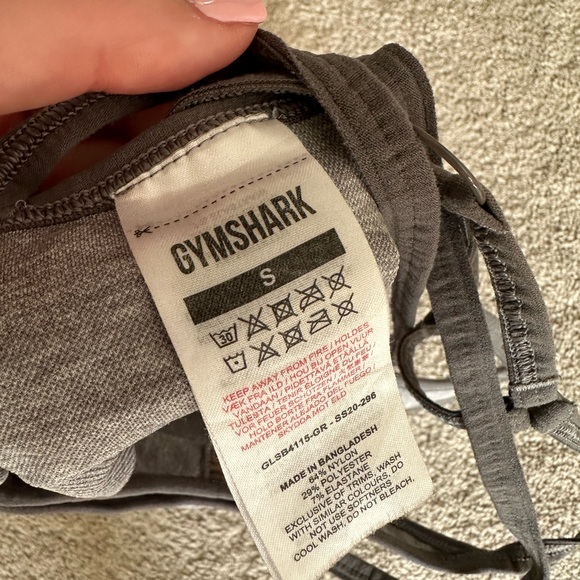 Gymshark Adapt Marl Seamless Sports Bra Grey size small - Picture 4 of 5